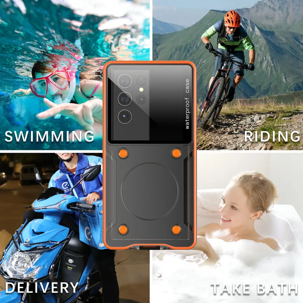 Universal Waterproof Shockproof Phone Case - Durable Protective Cover
