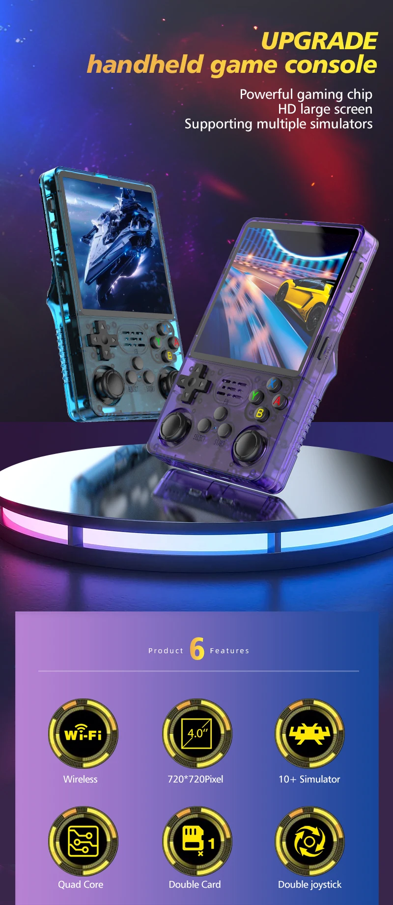 Console Jeux Rétro Portable 15000 Jeux