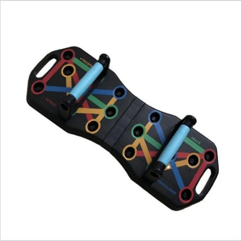 Gym Equipment Foldable Multifunctional System Muscle Push Up Board