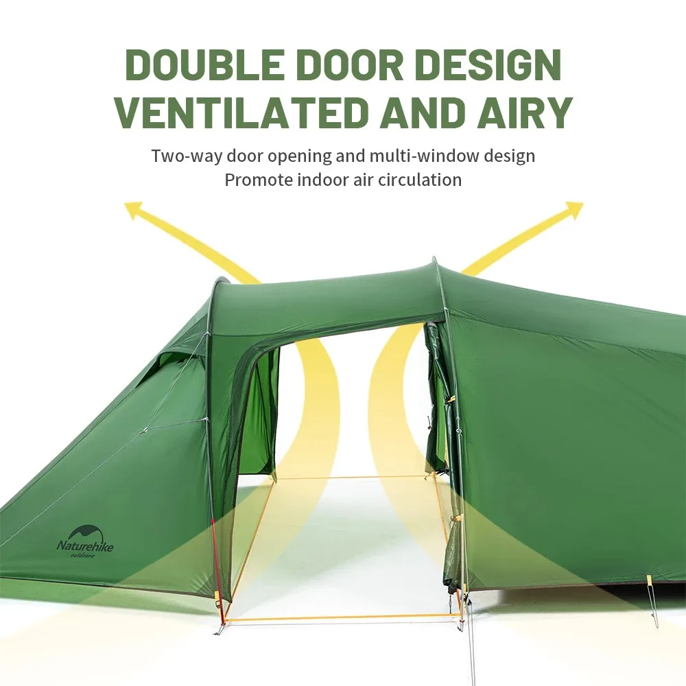 Naturehike Camping 3 Person Tent Waterproof Outdoor