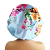 Women Satin Bonnet Cap Silky Big Bonnet for Women Floral Printing Sleep Cap Design Boneet's 5