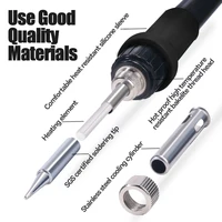 Silverflo 8586D Soldering Station 2 IN 1 Hot Air Gun Solder Station with 2 Digital display,10-Minute Sleep Mode for SMD Rework - Image 6