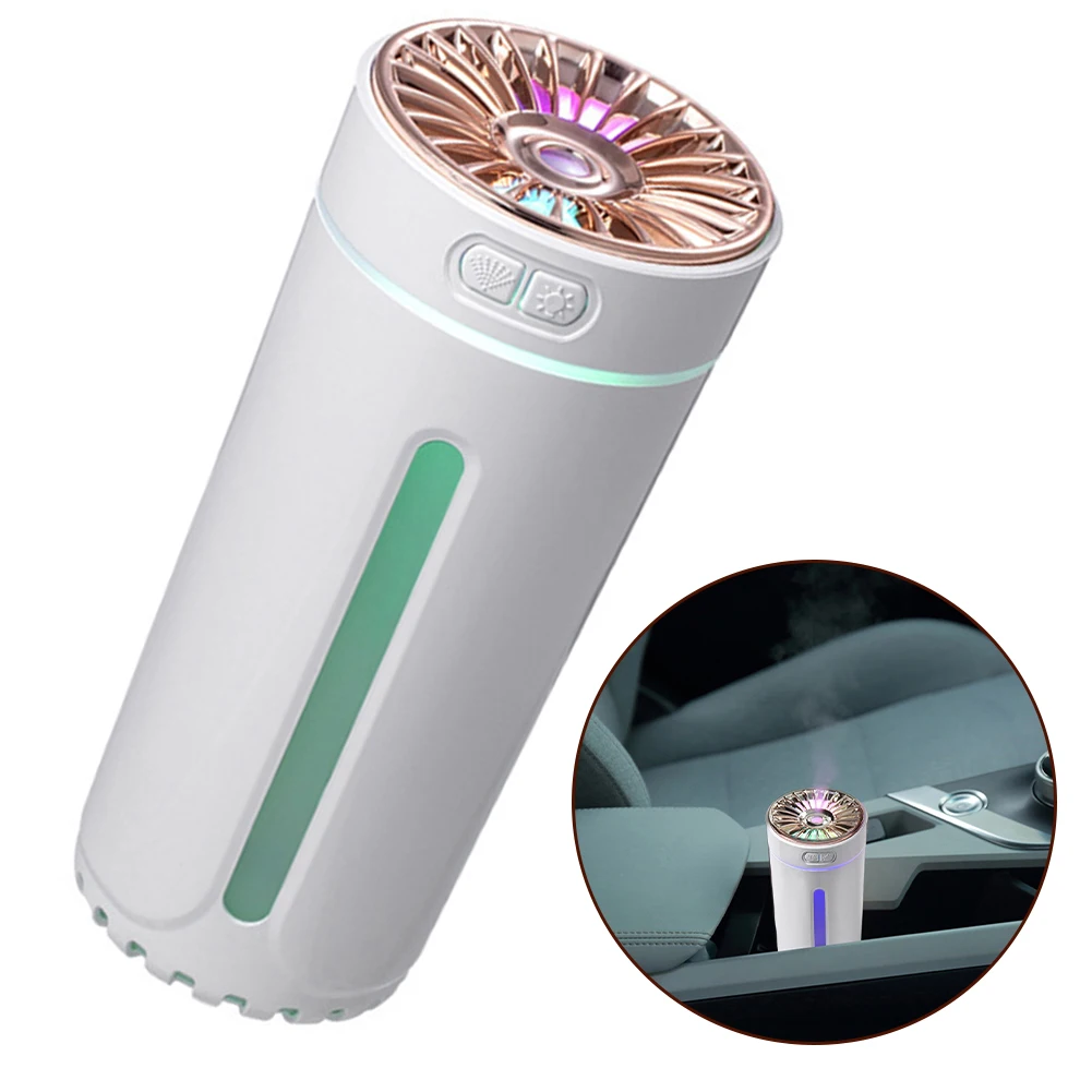 

USB Car Air Humidifier Latest With Color Night Light 300ml Small Silent Humidifier Air Freshener Home Aromatherapy Machine