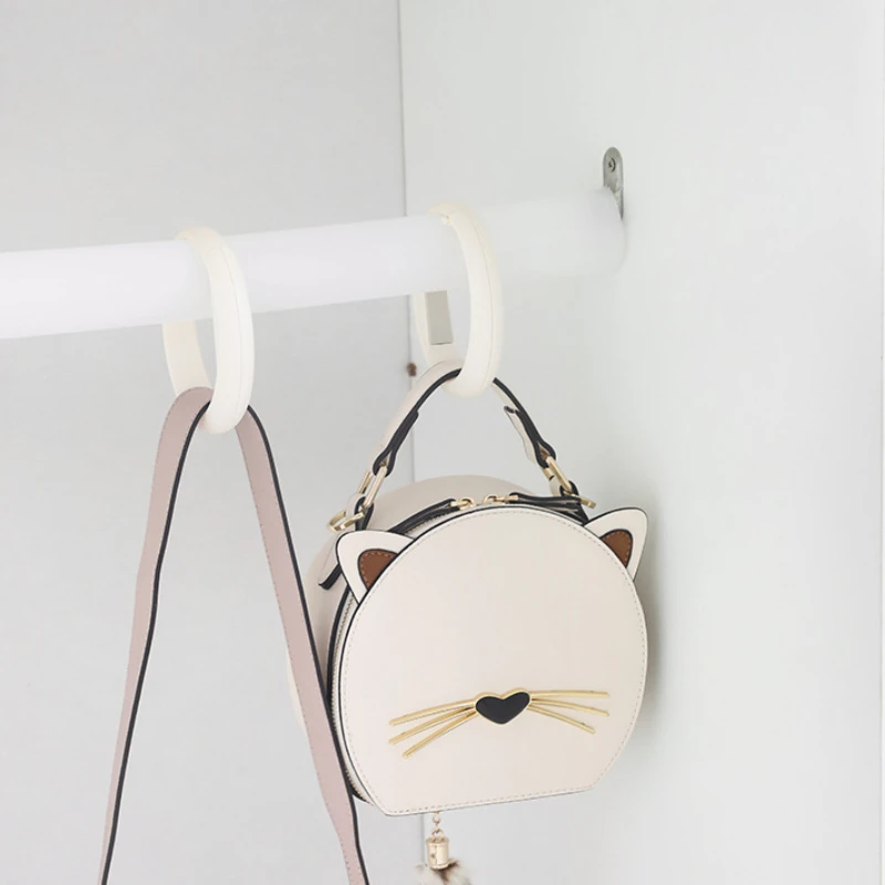 Portable ABS Bag Hook for Hanging Table Purse Bag Keys Hooks Wall Hanger Holder Handbag Hanger Desk Side Holder organizer Hook bag hanger
