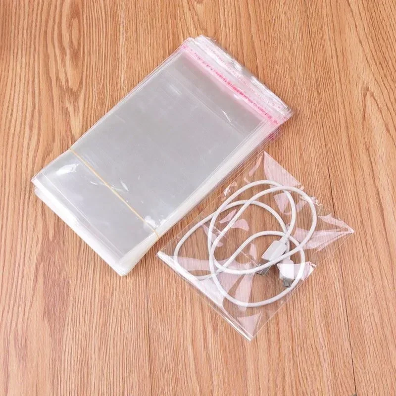 OPP Transparent Self-adhesive Bag Cellophane Sealing Plastic Bag for Christmas Candy Wedding Birthday Jewelry Gift Packaging Bag