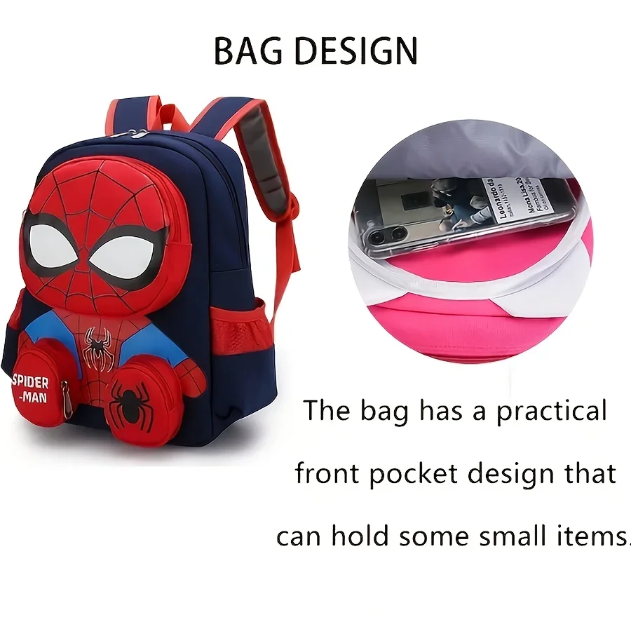 Spiderman Kids Backpack 3