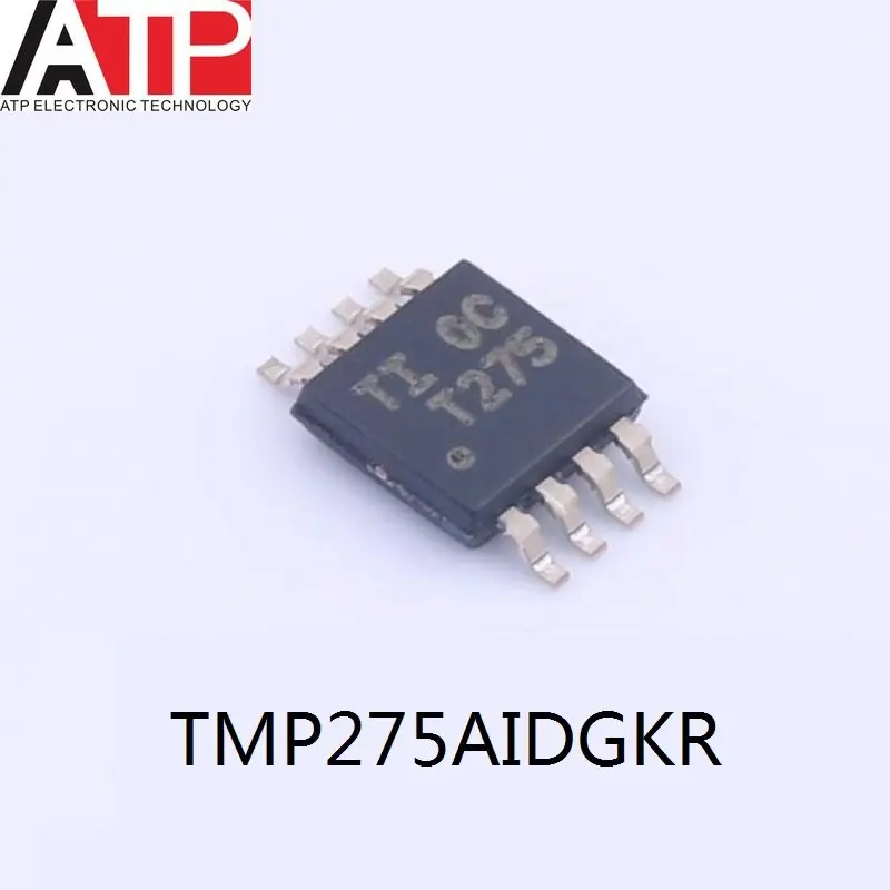 

(10piece) New Original TMP275AIDGKR T275 TMP275AIDGKT MSOP-8 Temperature Sensor Digital -40C-125C 8-VSSOP
