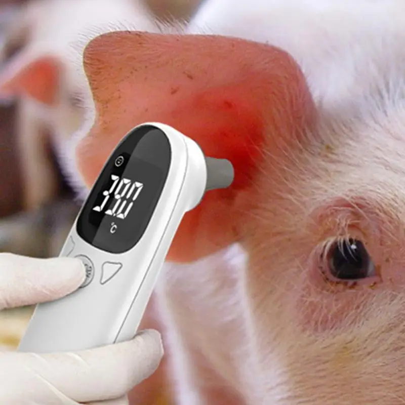Animal Thermometers Cats Dog Tech Supplies Puppy Thermometers Fever Detection Device Pet Supplies High-Precision Clear LED