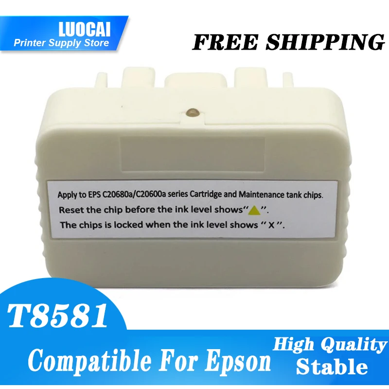 

T8581 T8584 T6713 Chip Resetter For EPSON WF-M20590 C17590 C20590 C20600 C20750 C20590a C17590a C21000a C20750a C20600a M20590a