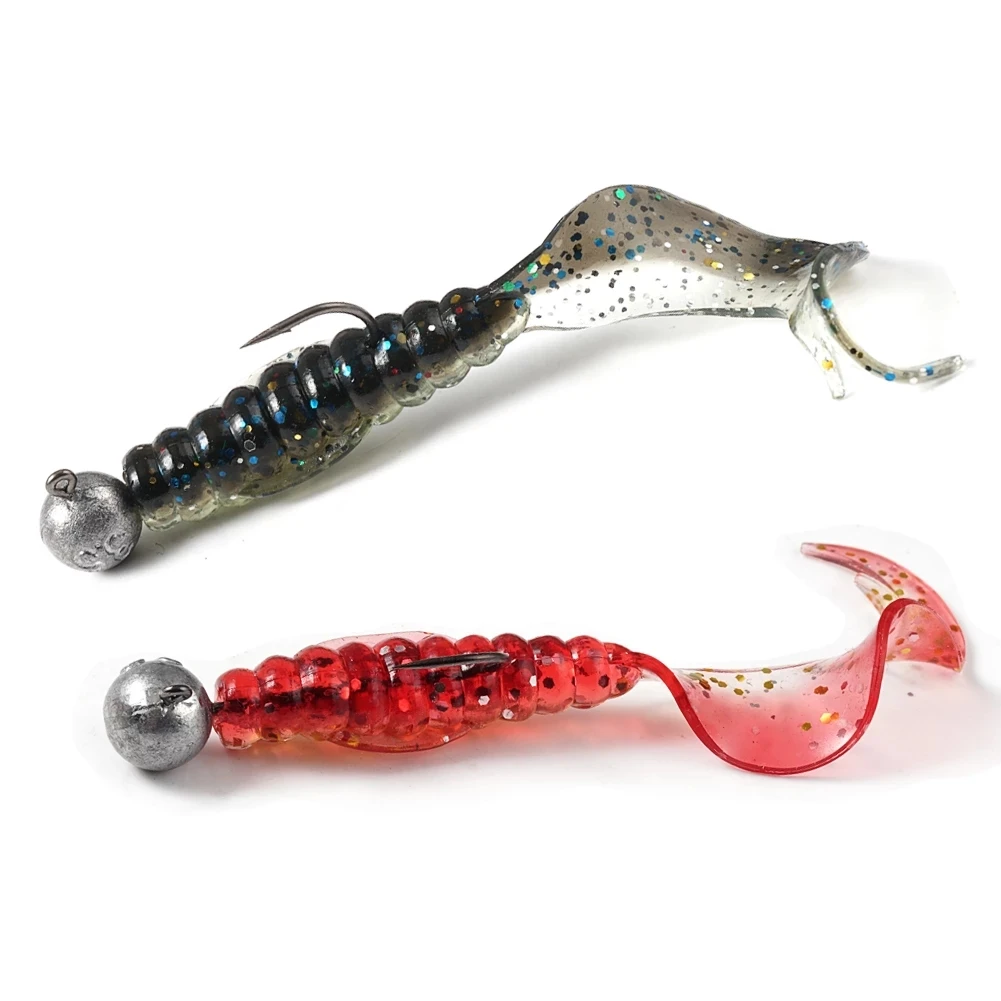 LEYDUN Fishing Lures Worm Soft Baits 55mm 75mm Good Action Swim High  Quality Artificial New Japan Shape Bass Fishing Soft lure