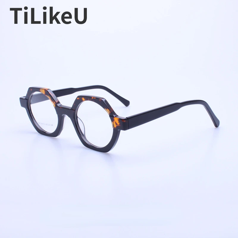 

Original Designer Acetate Optical Glasses Frames Men Eyeglasses Frame Myopia Prescription Eyewear Women Korean Luxury Brands Eye