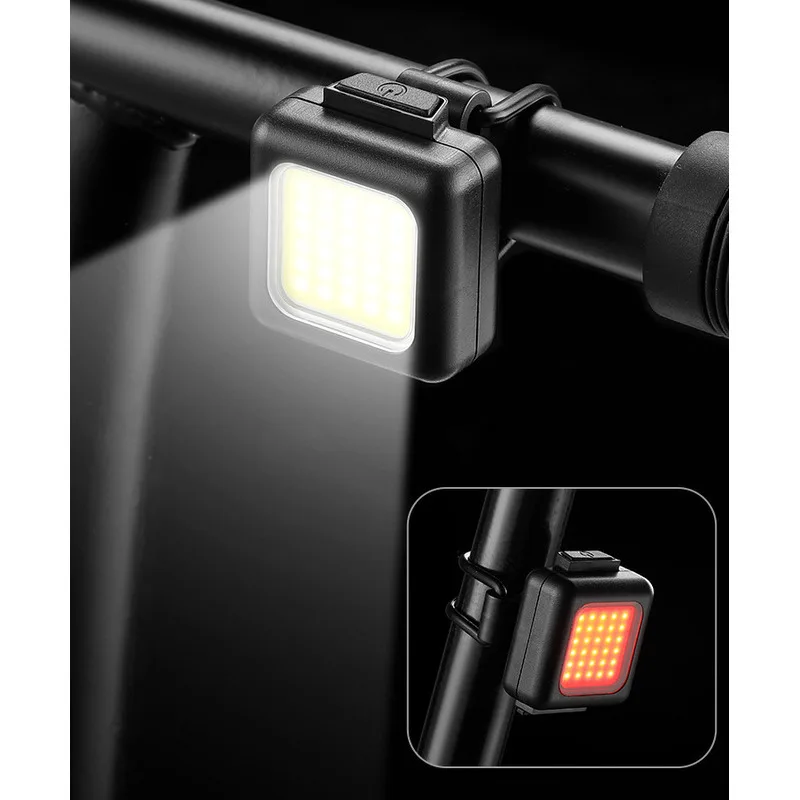 Fahrradlicht Mini Mountainbike Licht Multifunktionales starkes Licht Fahrradscheinwerfer Outdoor Reiten Elektrofahrrad Taschenlampe_voghion.com