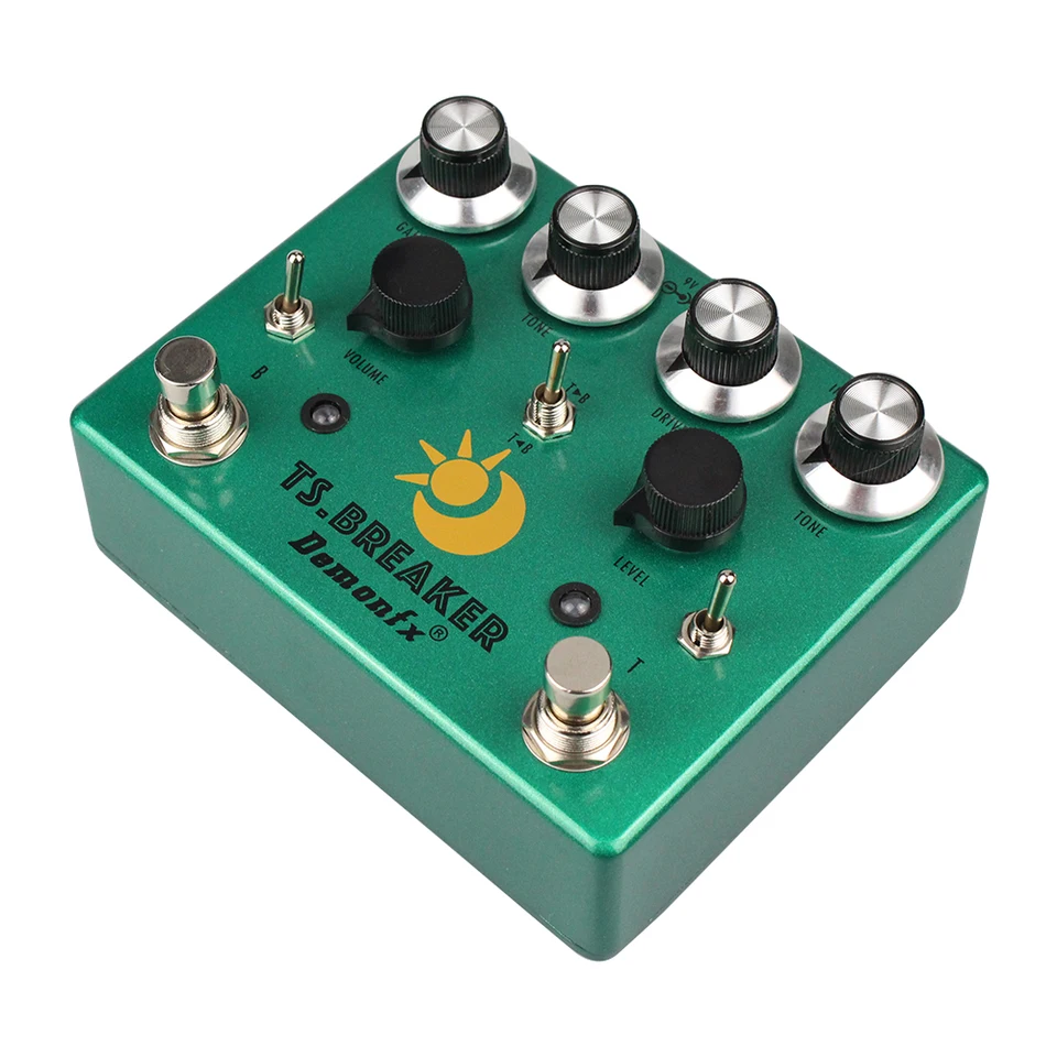 Demonfx TS.BREAKERギターエフェクトペダル、デュアルオーバー