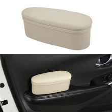 

Universal Car Armrest Storage Box Door Handle Elbow Support PU Leather Auto Arm Rest Case Door Storage Box Car Interior