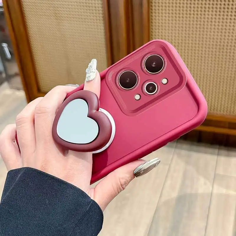 Chic Love Bracket and Lanyard Phone Case