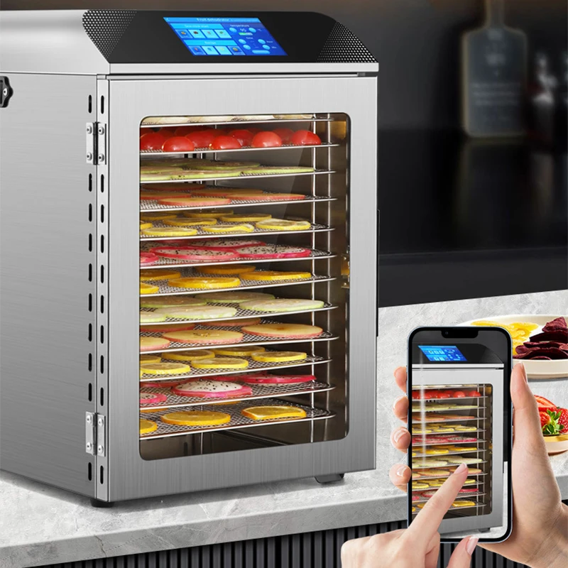 Intelligent dried fruit machine household and commercial touch screen fully automatic fruit and vegetable meat food drying 4