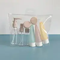 Refillable Travel Bottle Set Leak-Proof Containers for Perfume Lotion Shower Gel and Shampoo Portable Cosmetic Storage