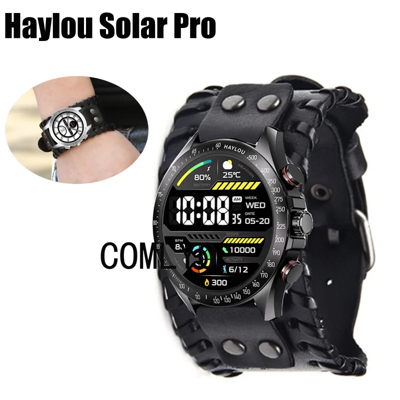 

Новинка, кожаный ремешок для смарт-часов HAYLOU Watch R8, мягкий ремешок для самостоятельной сборки