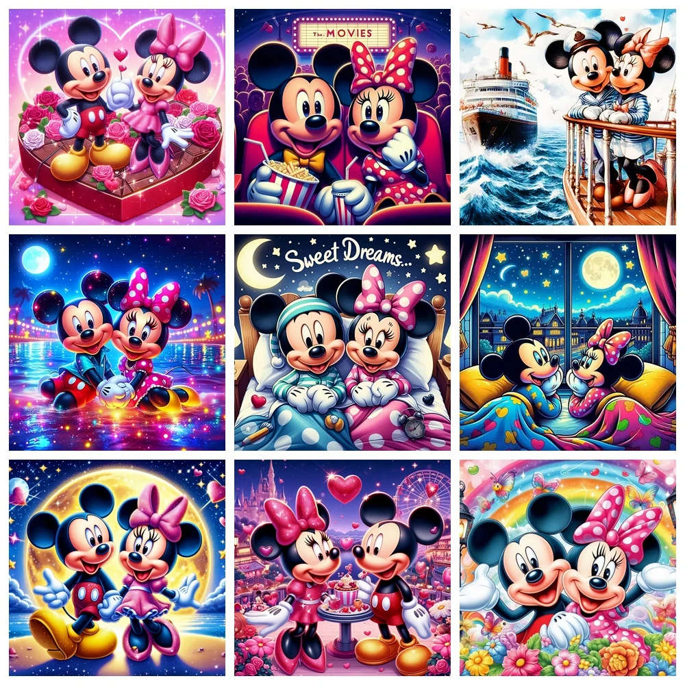 Diamond Painting Mickey & Minnie | Scènes Romantiques