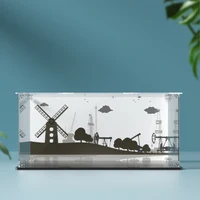 Acrylic display box for lego 21317 display case for Willie Steamboat building block dustproof clear showcase bricks storage box 2