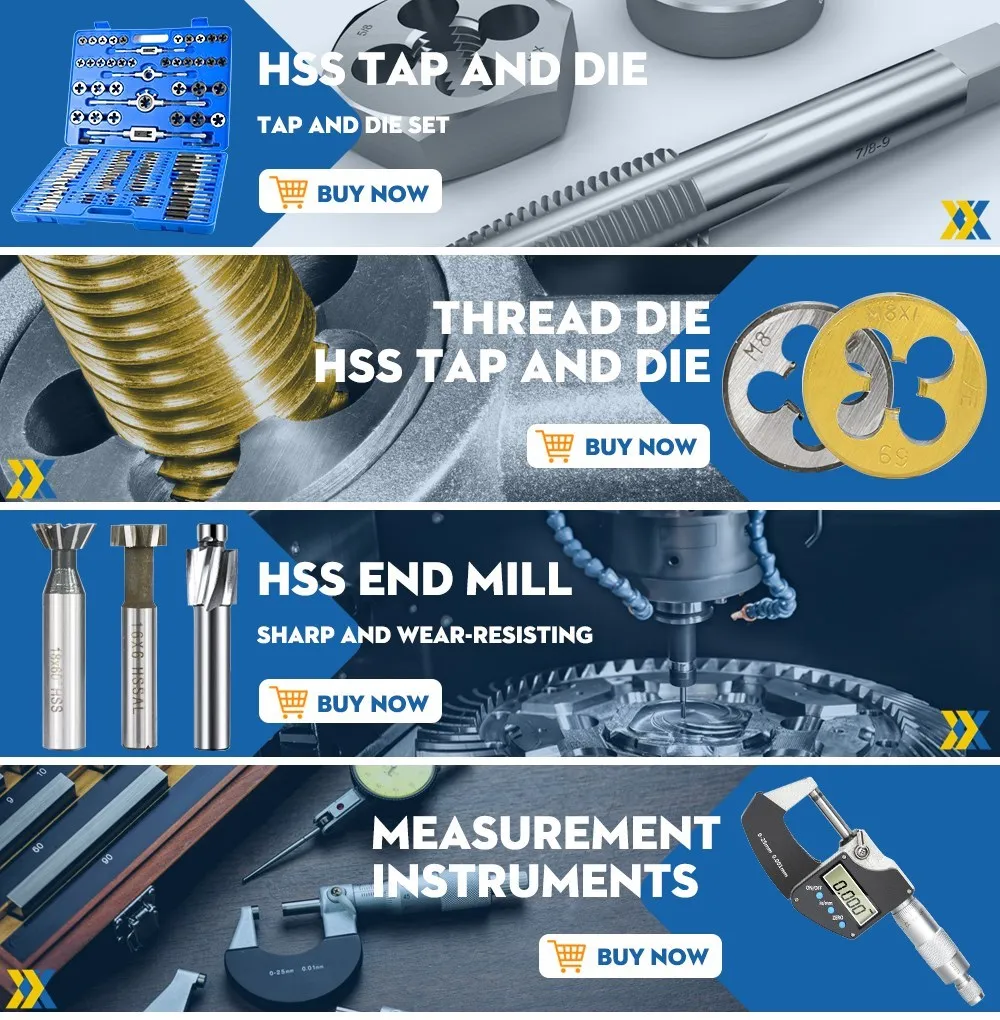 M1-M9 Right Hand Thread Tap and Die Set Metric Plug Tap Die HSS Machine Threading Tool Screw Thread Tap Drill Die Set 2pcs