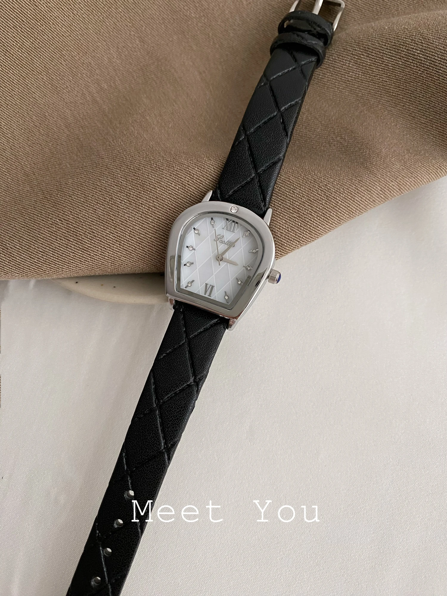 Shell New Lady Women's Watch Japan Quartz Elegant Small Fashion Simple Hours Real Leather Bracelet Clock Girl Birthday Gift Box