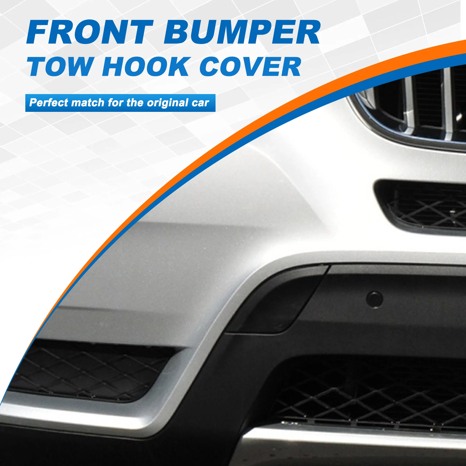 Car rear bumper hook cover Front Bumper Tow Hook Cover Cap Towing Eye For BMW X3 F25 Accessories 2011 2012 2013 2014 Right Passenger Side