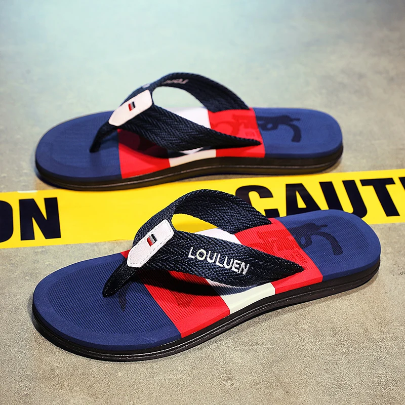 Herren-Hausschuhe, Sommer-Flip-Flops im neuen Stil, weiche Sohle, bequeme, offene Zehen-Hausschuhe, geeignet für Spaziergänge im Innen- und Außenbereich, Summe – Detail 28
