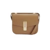 2025 new high-end versatile single shoulder leather niche design bag, single shoulder leather women's bag, tofu small square bag 4