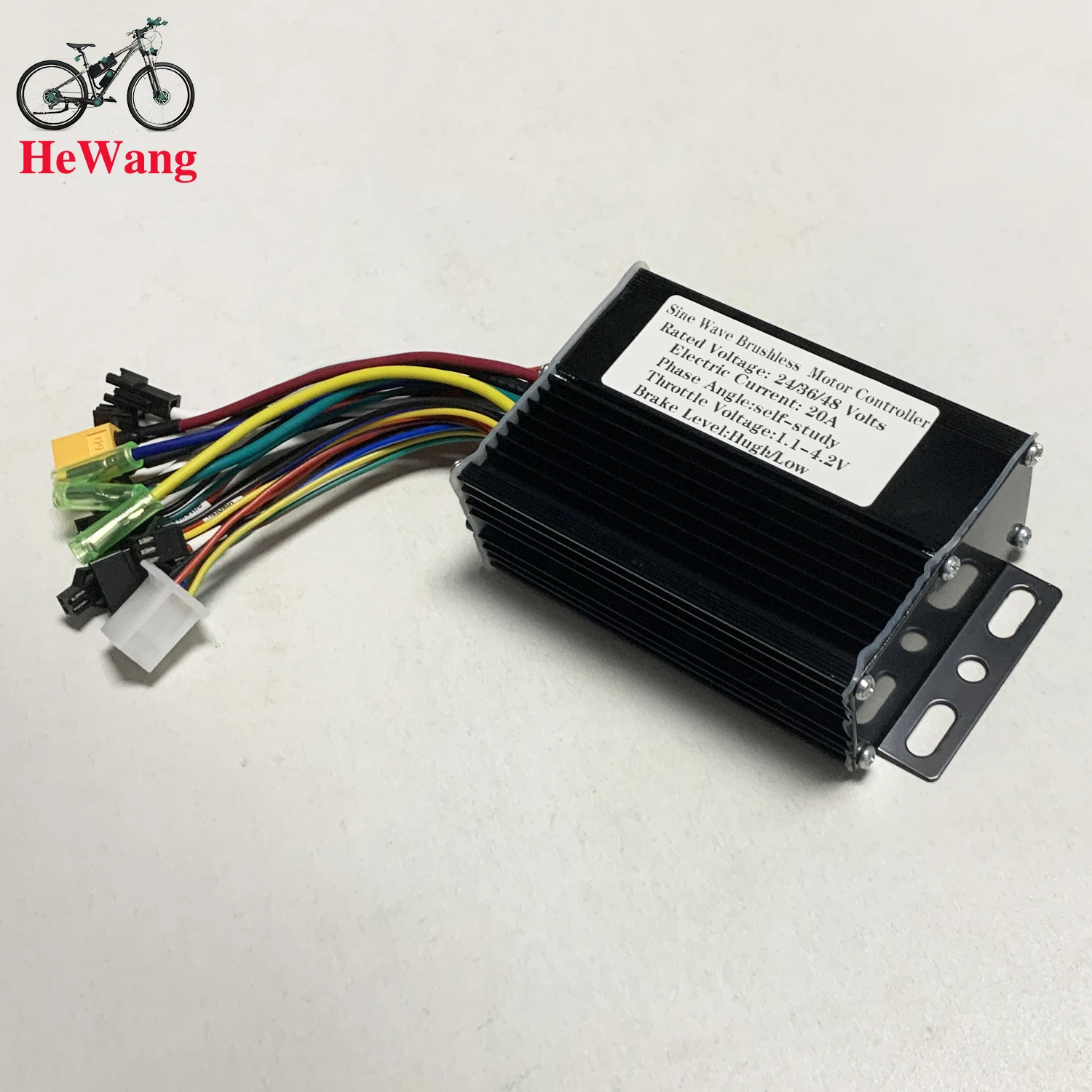 E-bicycle 24V 36V 48V 20A 350W 500W brushless motor sine wave 3-mode controller