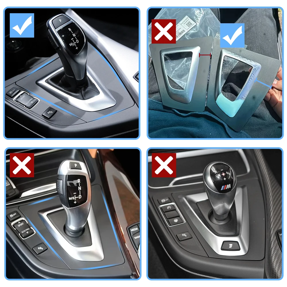 BMW 1 2 시리즈 M2 F20 F21 F22 F23 F87 51169207315용 좌측 운전석 기어 변속 레버 베젤 트림 셀렉터 시프터 커버