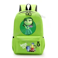 Disney Inside Out 2 School Bag Cartoon Anime Kid Boy Girl Knapsack Teenager Printed Backpack Student Book Bag Rucksack Children 5