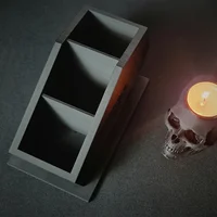“Gothic Cosmetics Storage Cabinet: Dark and Elegant Design, Mysterious and Practical Beauty Storage Space” 1