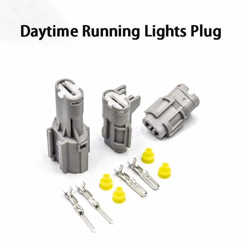 

Daytime Running Light Plug Socket Connector DJ7021-1.8 2 Core Jacket Connector Changan/Volkswagen Fog Light Automotive Adapter