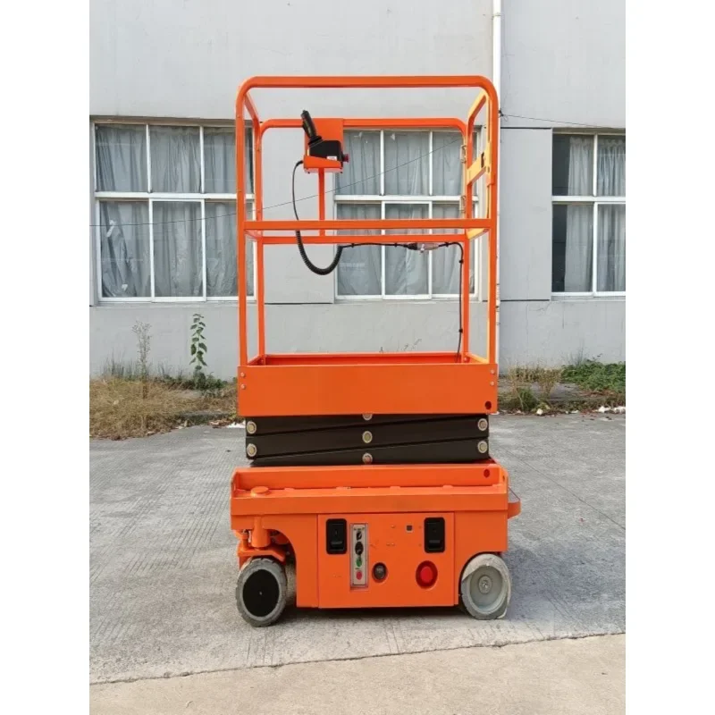 

Factory Direct Hydraulic Steering Small Electric Scissor Lift Fsjy Aerial Work Lift