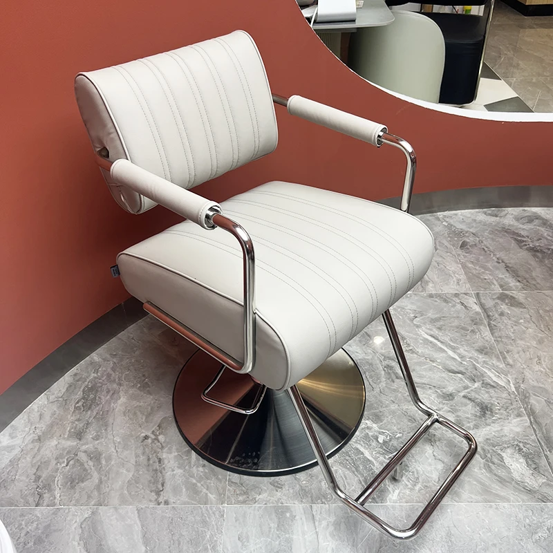Pedicure Vintage Barber Armchair Stylist Facial Hydraulic Make Up Chair Manicure Stylist Wheel Silla Hairdressing Furniture