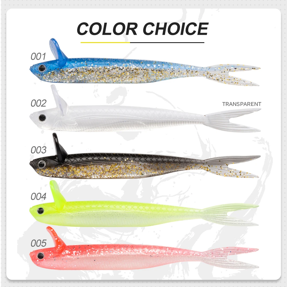 D1 Fishing NEW 120mm 7.5g Dep Frilled Shad Soft Bait With Tail Lip Freshwater Lure Artificial Rolling Action For Bass Perch