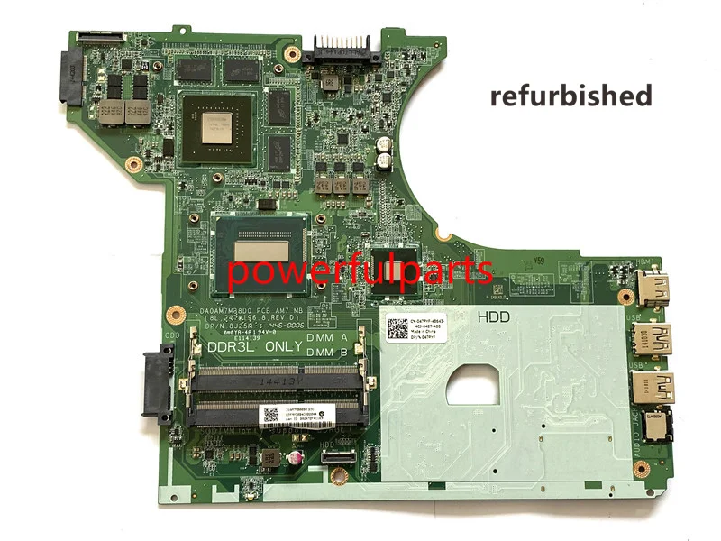 Ricondizionato Per La Scheda Madre Dell 7447 Cn-047Pyf 047Pyf Muslimex Mainboard I7-4710Hq Con Grafica Funzionante Bene