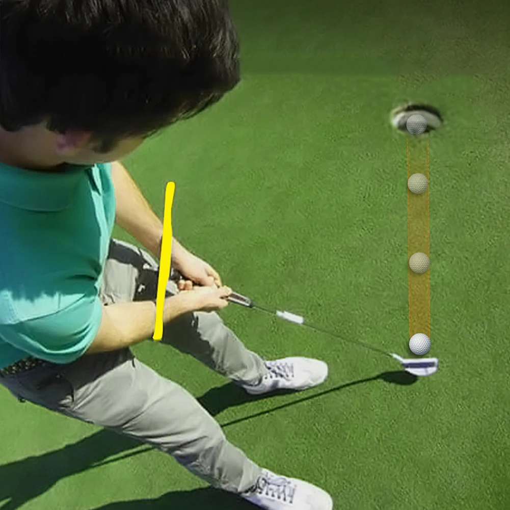 Putting Posture Aid Improve The Hole Penetration Rate of Putters Golf Accessories Improve Putter Skills for Adults Kids Juniors
