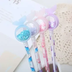 1 Pcs Creative Multicolor Butterfly Glitter Recreation Cute Gel Pen Kawaii Pens School Office & School Pen Ballpen