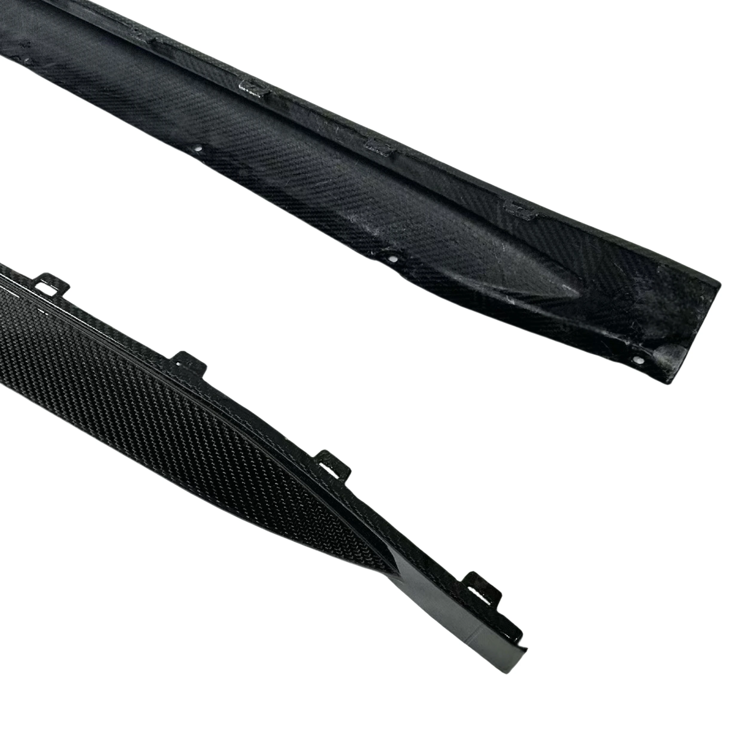 드라이 카본 파이버 OEM 사이드 스커트 경량 바디 키트 M3G80 M4G82 사이드 범퍼 연장 스커트용