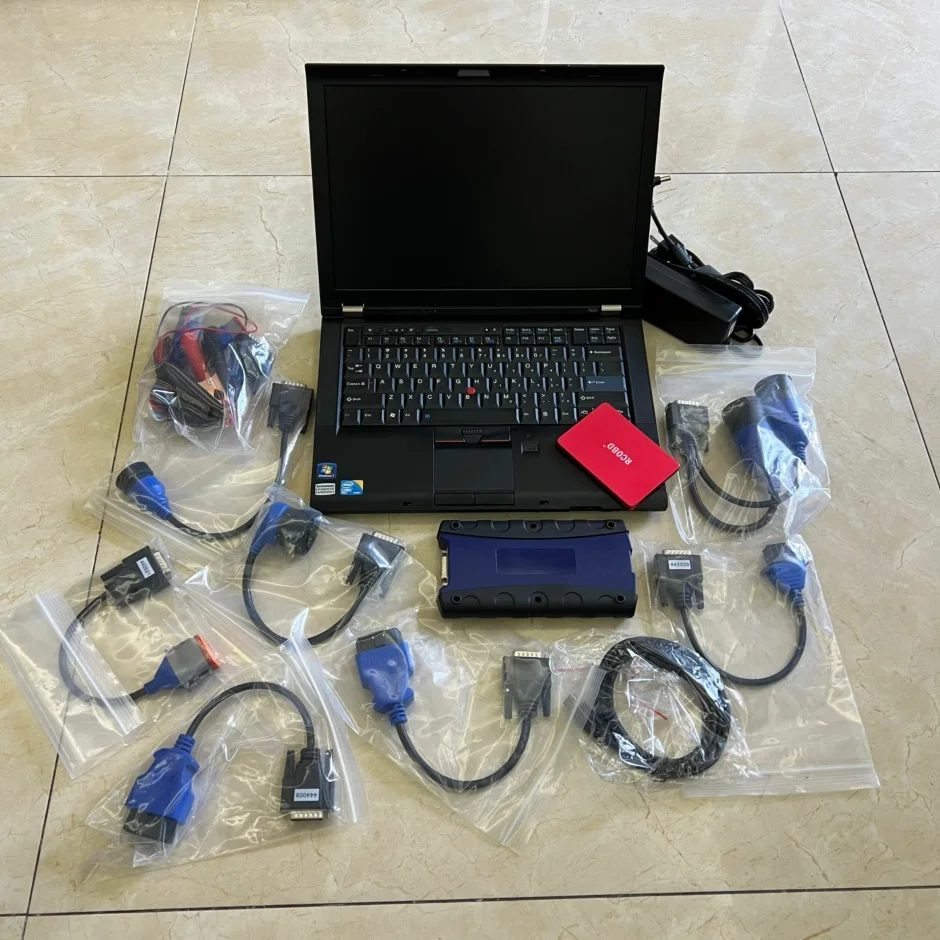 

T410 Laptop i7 SSD 8GB Computer USB Link Diesel Truck Diagnostic Tools Truck OBD2 Fault Diagnostics Detector N3 Diagnosis Tool