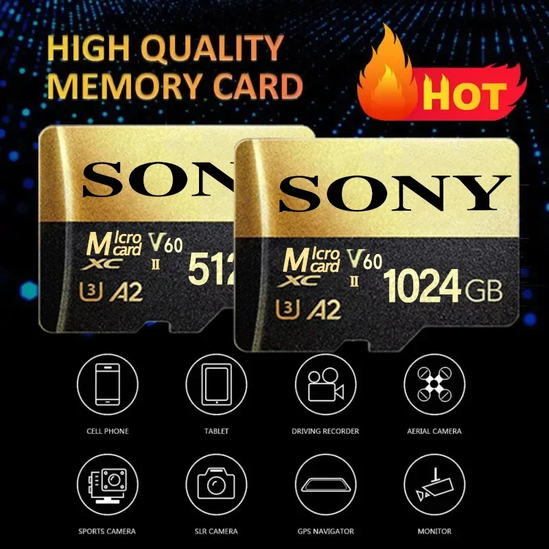 SONY - SONY microSDカード 1024GB (1TB) SD変換アダプター付属 SONY microSDカード 1024GB (1TB) SD変換アダプター付属