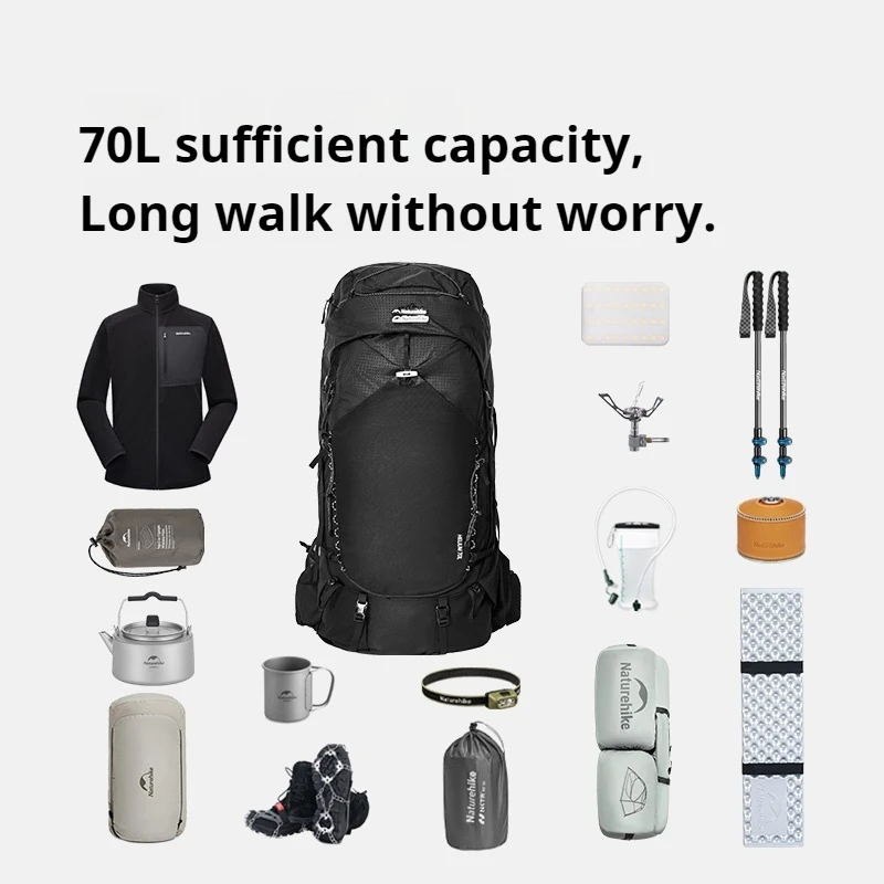 70L Mountaineering Travel Backpack 3
