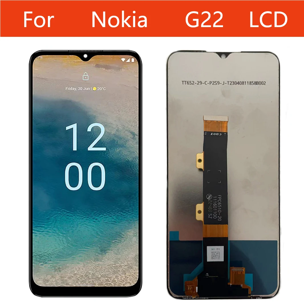 Per Nokia G22 Display Lcd Touch Scree Digitizer Assembly Parti Di Riparazione Di Ricambio 6.5"