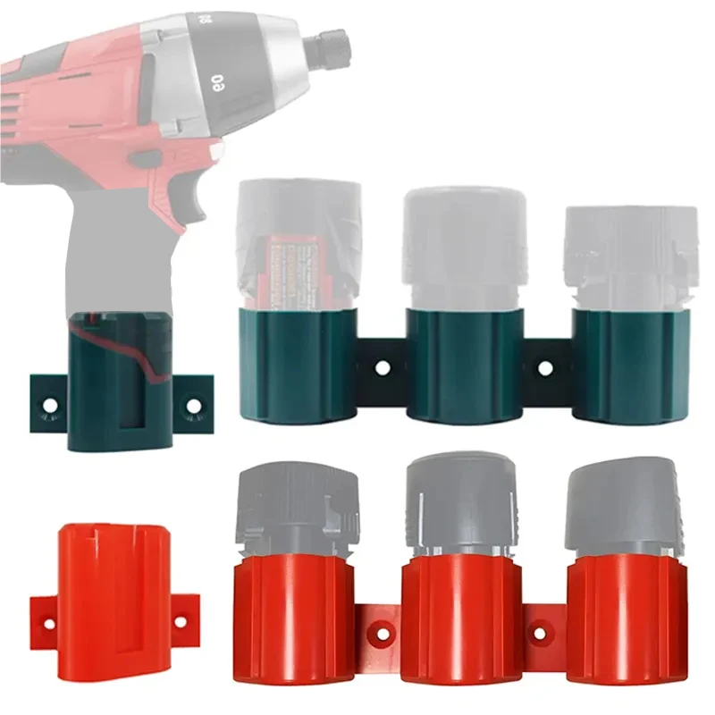 Per Makita Per Bosch 10.8V Per Milwaukee 12V Batteria E Portautensili Kit Portautensili A Parete Rack Tools Batterie Staffa Fissa