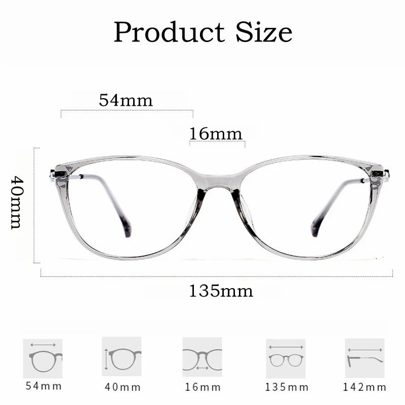YIMARUILI TR90 Alloy Eyewear Cat Eye Myopia Glasses Retro Optical Prescription Eyeglasses Frame Women F120X eyewear frames women glasses fashion eyeglasses eyeglasses frames