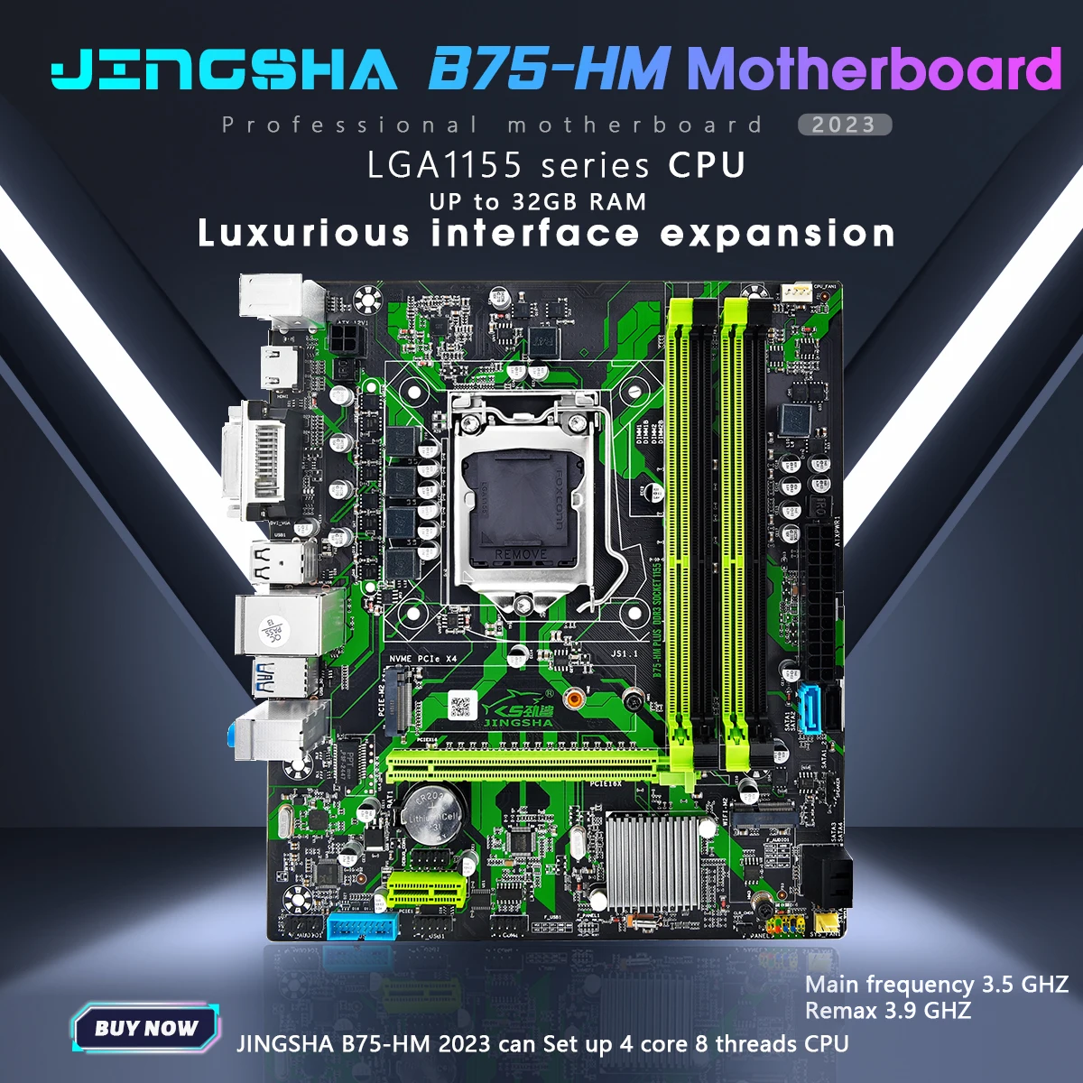 B75-HM-Motherboard-para-PC-Gamer-LGA-1155-Suporte-4-DDR3-USB-3-0-SATA3 ...