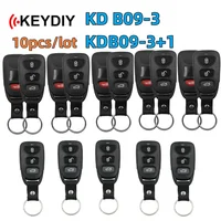 10pcs KEYDIY KD B09 กุญแจรถ 3/4 ปุ่ม Universal Remote กุญแจรถสําหรับ KD900 KD900 + URG200 KD-X2 B Series กุญแจรถ