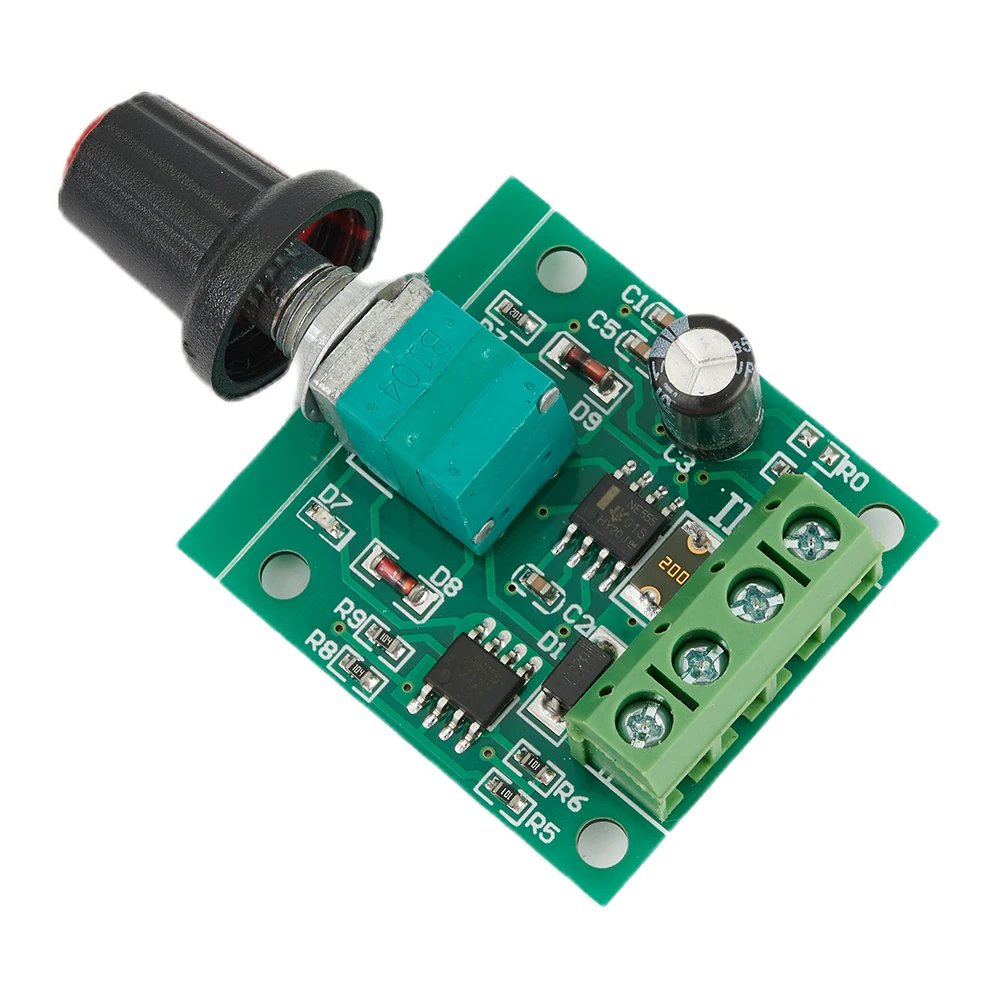 

DC Motor Speed Controller 1.8V - 12V PWM Speed Controller Potentiometer Knob Switch Kit Motor Controller Accessories